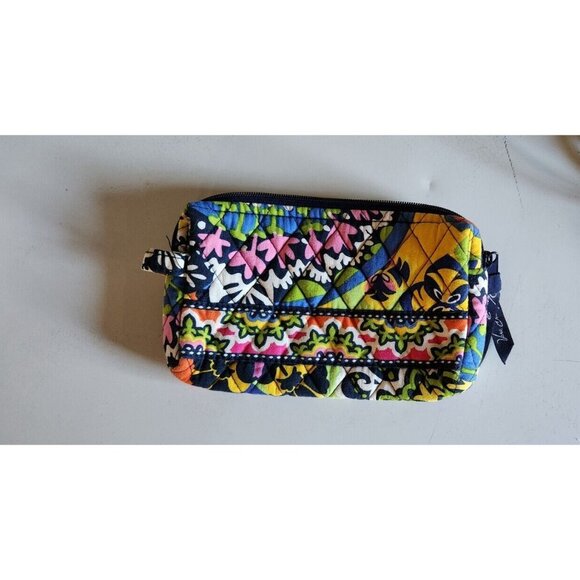 VERA BRADLEY Medium Cotton Cosmetic Case Rio Pattern Multicolor - Picture 6 of 8